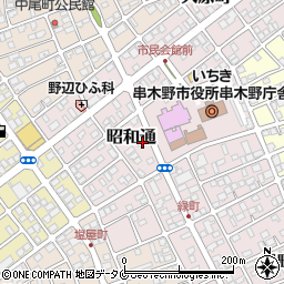 鹿児島県いちき串木野市昭和通246周辺の地図