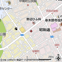 鹿児島県いちき串木野市昭和通14周辺の地図