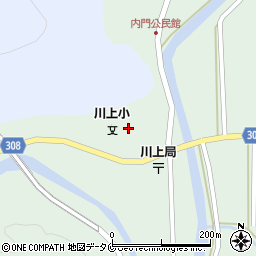 いちき串木野市立川上小学校周辺の地図