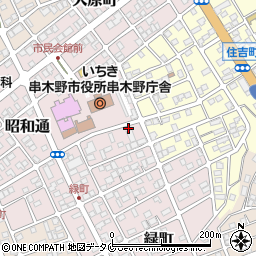 鹿児島県いちき串木野市昭和通134周辺の地図