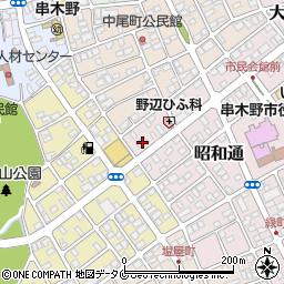 鹿児島県いちき串木野市昭和通21周辺の地図
