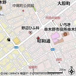 鹿児島県いちき串木野市昭和通279周辺の地図