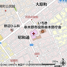 いちき串木野市役所　串木野庁舎健康増進課介護保険係周辺の地図