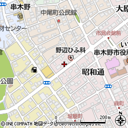 鹿児島県いちき串木野市昭和通25周辺の地図