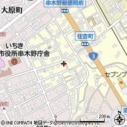 鹿児島県いちき串木野市住吉町28周辺の地図
