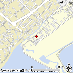 鹿児島県姶良市東餅田4136-2周辺の地図