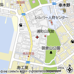 鹿児島県いちき串木野市浦和町周辺の地図