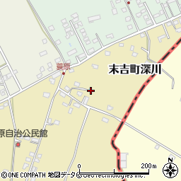 鹿児島県曽於市末吉町深川1630周辺の地図