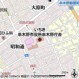 鹿児島県いちき串木野市周辺の地図