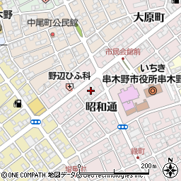 鹿児島県いちき串木野市昭和通281周辺の地図