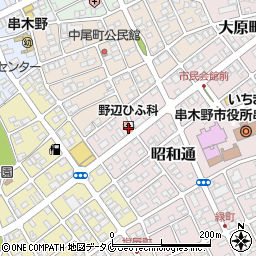 鹿児島県いちき串木野市昭和通34周辺の地図