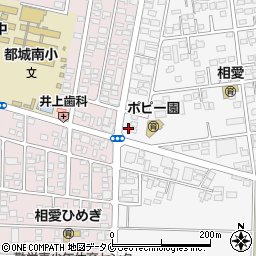 宮崎県都城市早鈴町1608-4周辺の地図