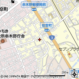 鹿児島県いちき串木野市住吉町24周辺の地図