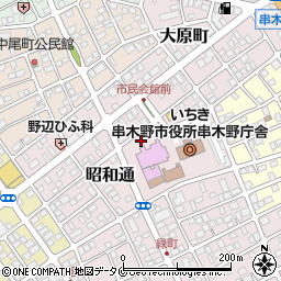 鹿児島県いちき串木野市昭和通128周辺の地図