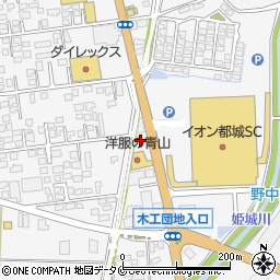 宮崎県都城市早鈴町1528-3周辺の地図