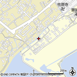 鹿児島県姶良市東餅田4126-3周辺の地図