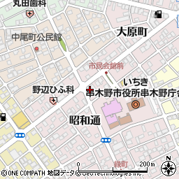 鹿児島県いちき串木野市昭和通107周辺の地図
