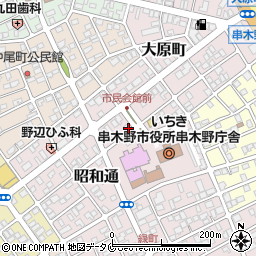 鹿児島県いちき串木野市昭和通101周辺の地図