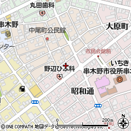 鹿児島県いちき串木野市昭和通41周辺の地図