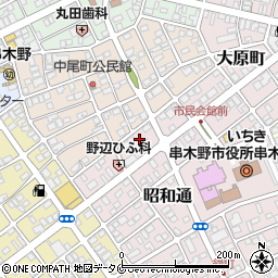 鹿児島県いちき串木野市昭和通44周辺の地図