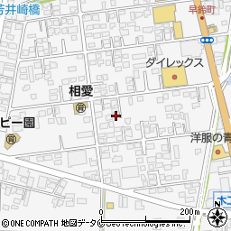 宮崎県都城市早鈴町1580-3周辺の地図