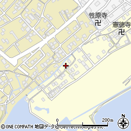 鹿児島県姶良市東餅田4118-5周辺の地図