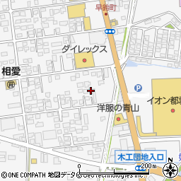 宮崎県都城市早鈴町1566周辺の地図