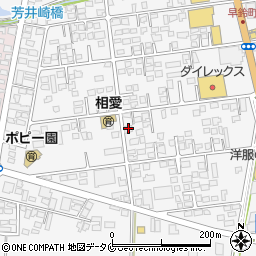 宮崎県都城市早鈴町1582-2周辺の地図