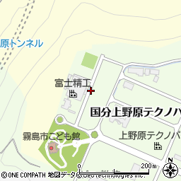 鹿児島県霧島市国分上野原テクノパーク1周辺の地図