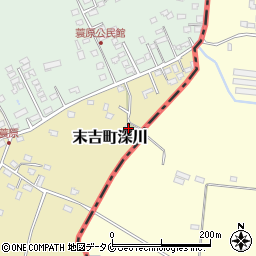 鹿児島県曽於市末吉町深川1622周辺の地図