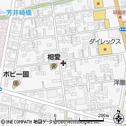 宮崎県都城市早鈴町1582周辺の地図