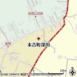 鹿児島県曽於市末吉町深川1621周辺の地図