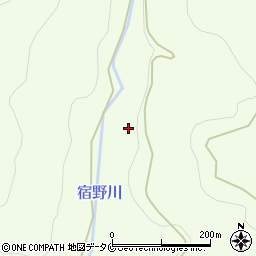 宿野川周辺の地図