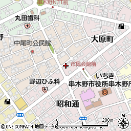 鹿児島県いちき串木野市昭和通50周辺の地図