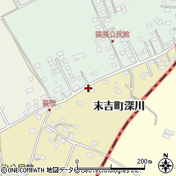 鹿児島県曽於市末吉町深川1628周辺の地図