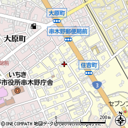 鹿児島県いちき串木野市住吉町40周辺の地図
