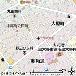 鹿児島県いちき串木野市昭和通54周辺の地図
