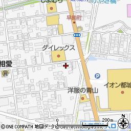 宮崎県都城市早鈴町1572周辺の地図