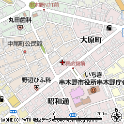 鹿児島県いちき串木野市昭和通56周辺の地図