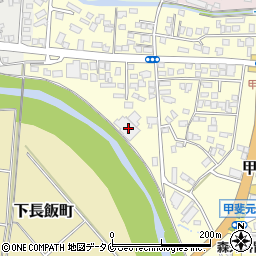 宮崎県都城市甲斐元町7-6周辺の地図
