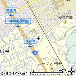鹿児島県いちき串木野市住吉町104周辺の地図
