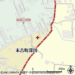 鹿児島県曽於市末吉町深川1623周辺の地図