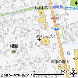 宮崎県都城市早鈴町1607-3周辺の地図