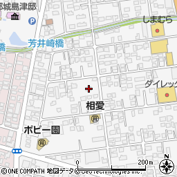 宮崎県都城市早鈴町1629-4周辺の地図