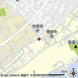 鹿児島県姶良市東餅田4096-6周辺の地図