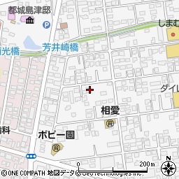 宮崎県都城市早鈴町1629-3周辺の地図