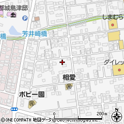宮崎県都城市早鈴町1629周辺の地図