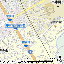 鹿児島県いちき串木野市住吉町93周辺の地図