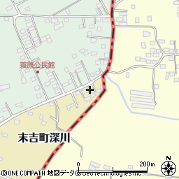 鹿児島県曽於市末吉町深川1624周辺の地図