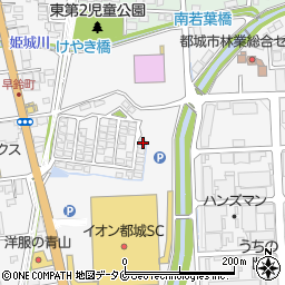 宮崎県都城市早鈴町1976周辺の地図
